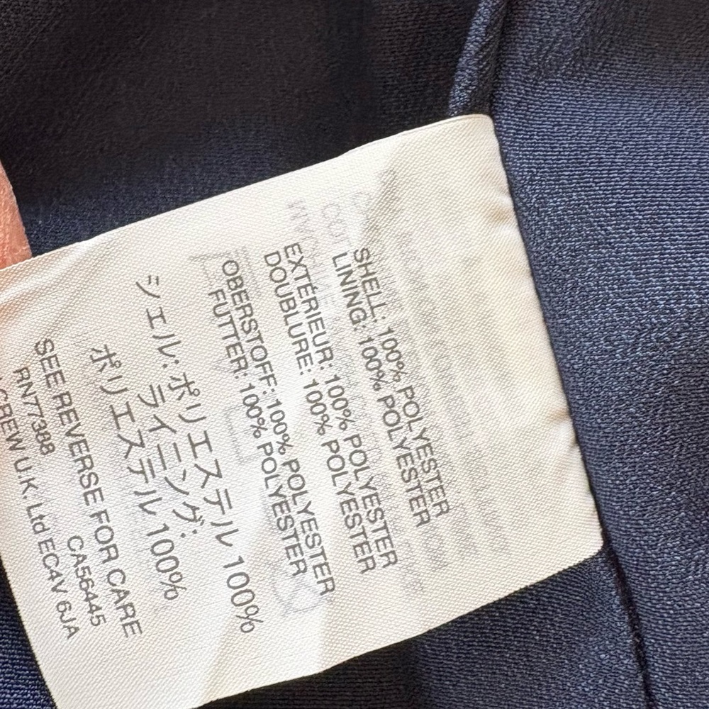 J Crew Mercantile Blue Dragonfly Print Navy White Midi Dress Size Large - Picture 13 of 14